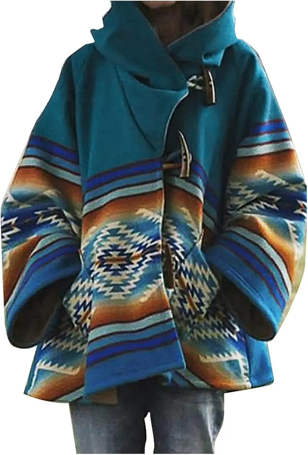Beth Dutton Coat for Women Yellowstone Apparel Blue Hooded Jacket Kelly Reilly Coat Winter Woolen Coats
