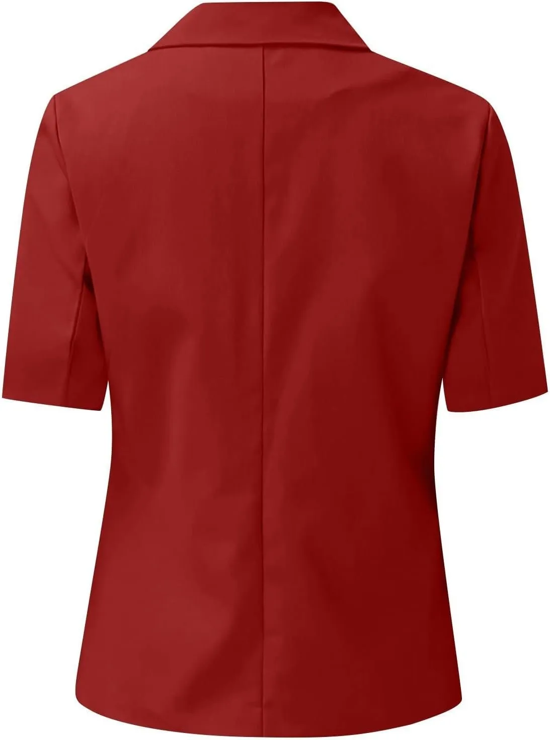 Blazer Jackets for Women Business Casual Short Sleeve Blazer Lightweight Open Front Blazer Slim Suit Jacket