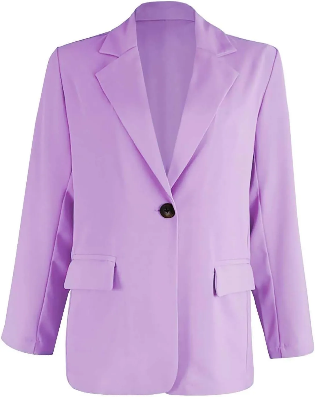 Blazers for Women Business Casual Button Work Office Jackets Blazer Open Front Long Sleeve Lapel Jacket Outfit