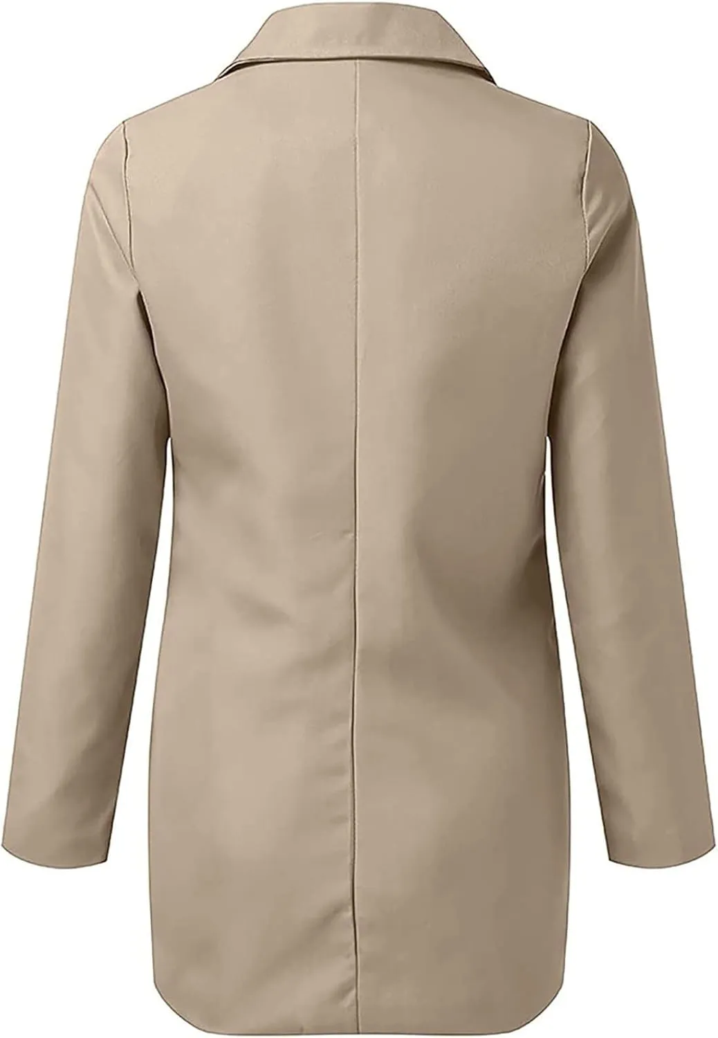 Blazers for Women Business Casual Plus Size Long Sleeve Work Office Jackets Lapel Open Front Blazer with Pockets