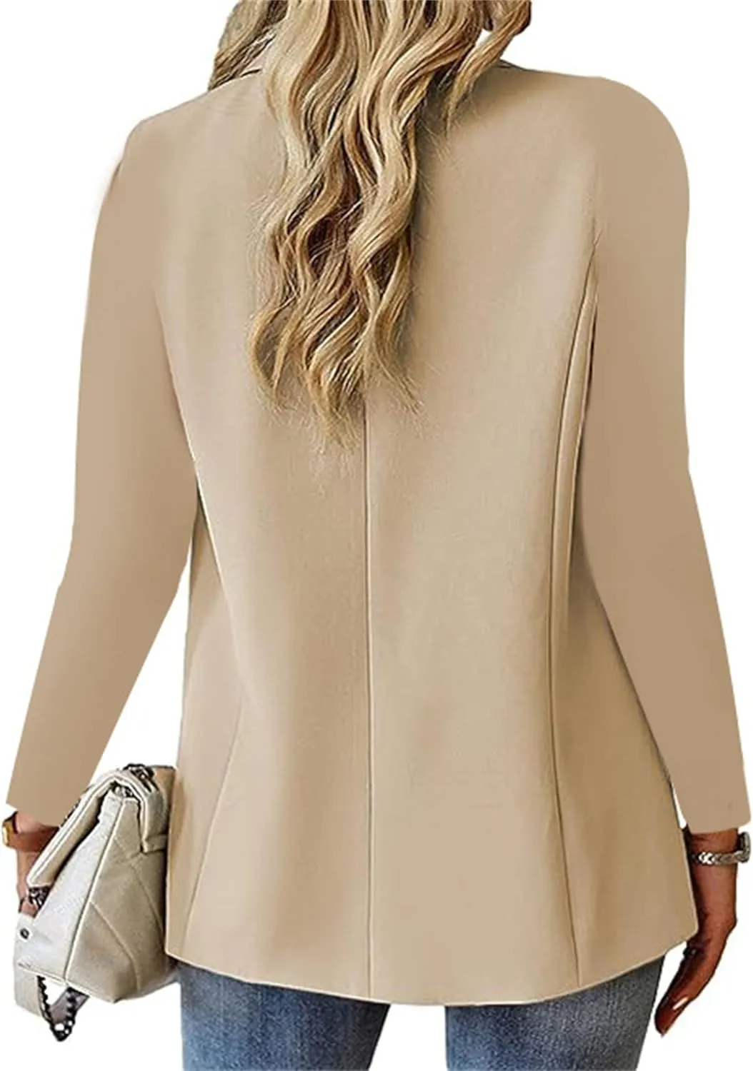 Blazers for Women Business Casual, Womens Blazers for Work Casual, Lightweight Elegant Long Sleeve Dressy Jacket