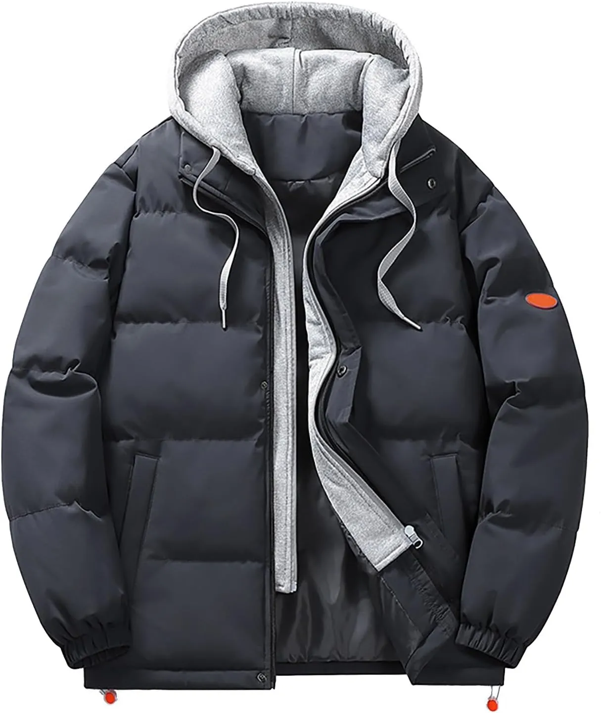 Clearance 2024 Deals of The Day Long Sleeve Hooded Cotton Men Coats Mens Utility Jacket Sports Coats for Men Big and Tall Men Slim Fit Blazers Mens Suit Jacket Regular Fit Mens Coats Casual Stylish