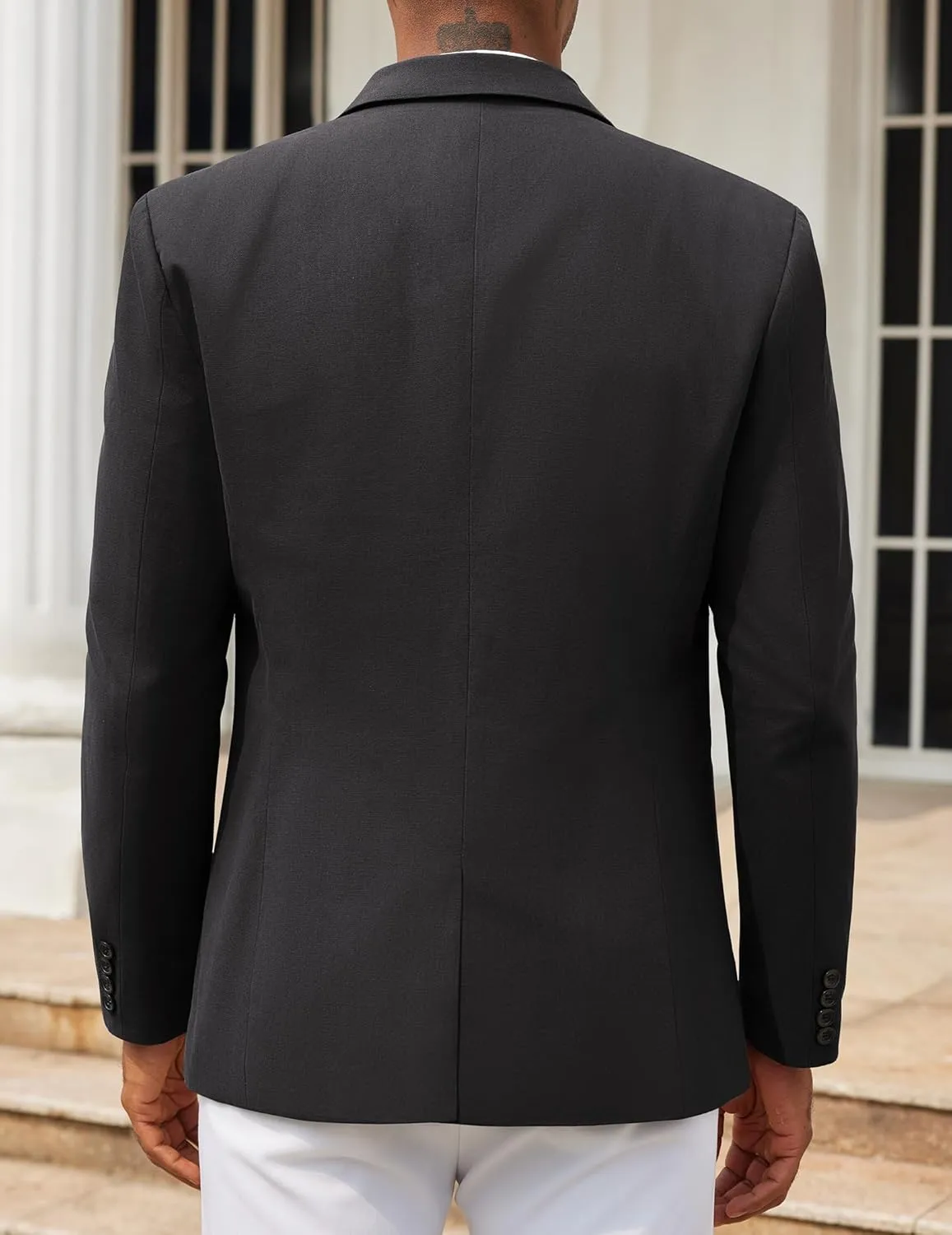 COOFANDY Men's Casual Blazers Sport Coats Slim Fit Cotton Sport Jackets 1 Button Lightweight Suit Jackets