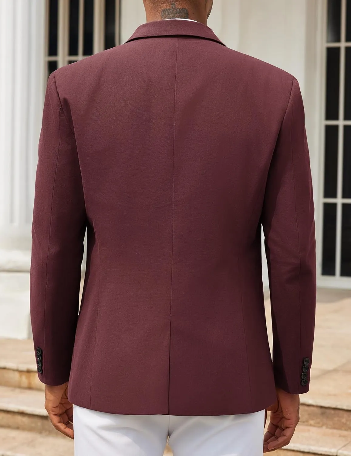 COOFANDY Men's Casual Blazers Sport Coats Slim Fit Cotton Sport Jackets 1 Button Lightweight Suit Jackets