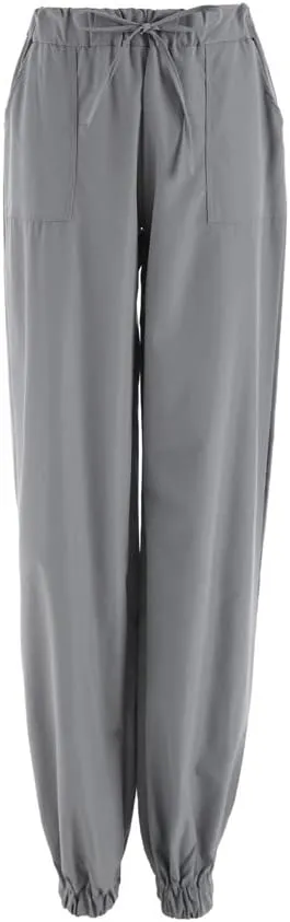 Cotton Linen Pants Women Casual Drawstring Straight Leg Pants Solid Soft Comfy Trousers with Pocket
