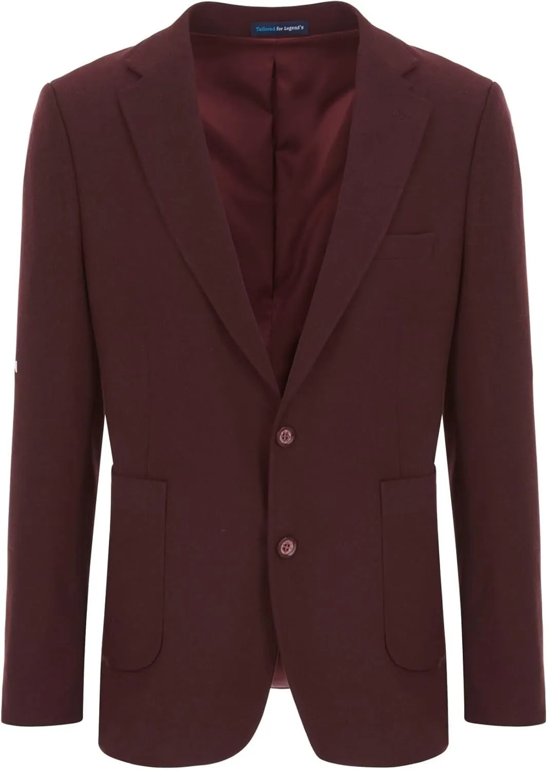 Gervasi Men's Slim Fit Blazers with Front Pockets & 2 Buttons
