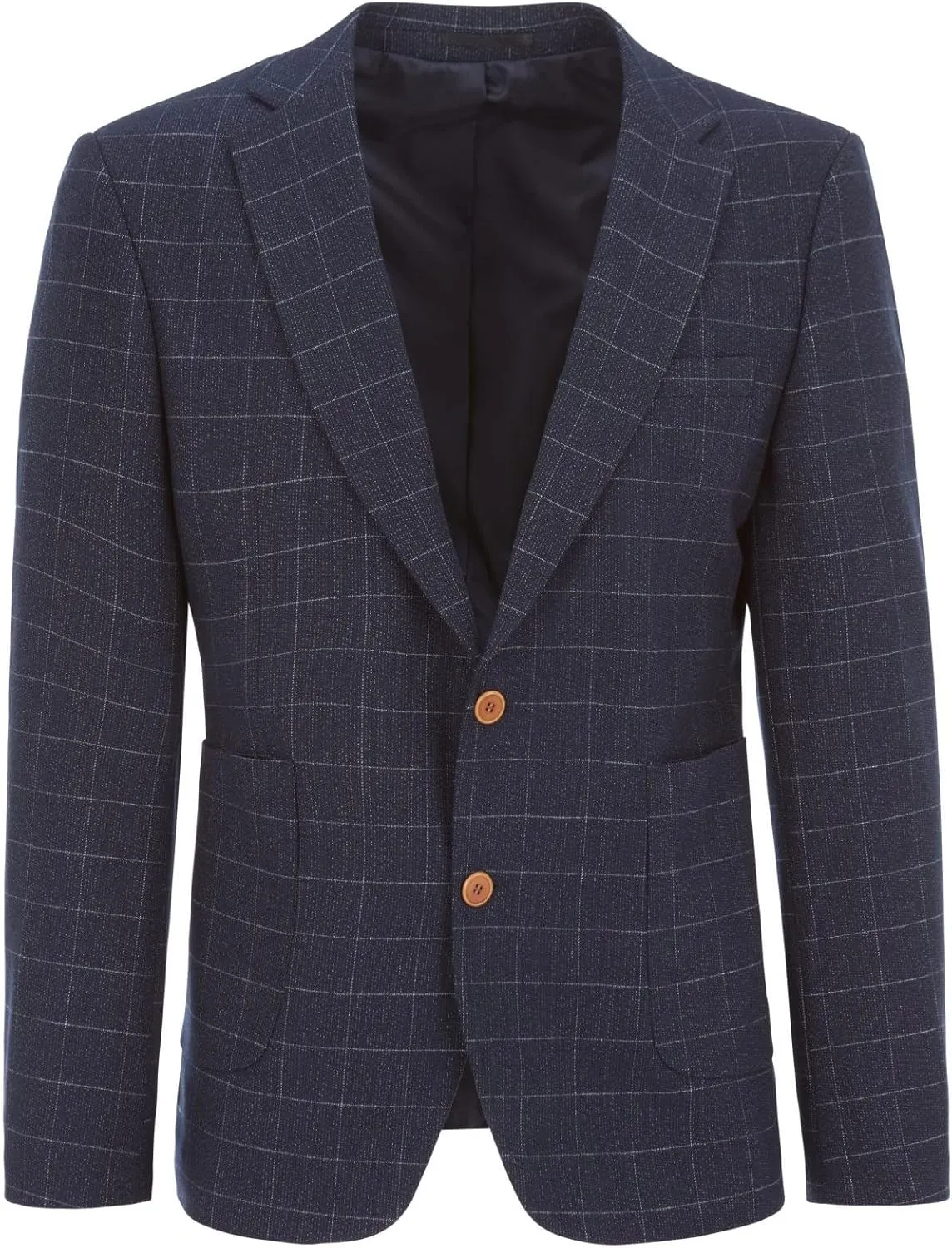 Gervasi Men's Slim Fit Blazers with Front Pockets & 2 Buttons