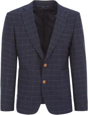 Gervasi Men's Slim Fit Blazers with Front Pockets & 2 Buttons