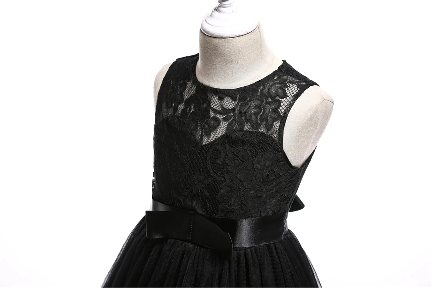 Glamulice Flower Girls Lace Bridesmaid Dress Princess Elegant Tulle Long A Line Dresses Pageant Wedding Party Ball Gown