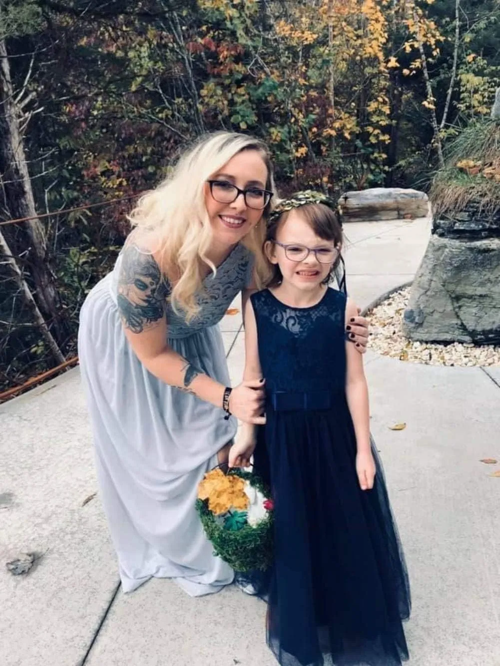 Glamulice Flower Girls Lace Bridesmaid Dress Princess Elegant Tulle Long A Line Dresses Pageant Wedding Party Ball Gown
