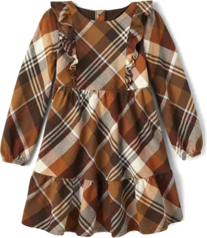 Gymboree Girls and Toddler Long Sleeve Tiered Dresses