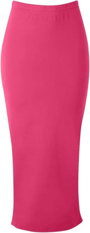 HGps8w Women's Bodycon Midi Skirt, Elegant High Waisted Slit Back Business Casual Pencil Long Skirts