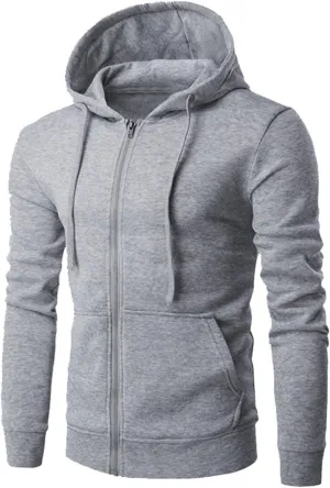 Jackets for Men Zip Up Hoodies Casual Long Sleeve Shirts Fall Jacket Tops Comfy Hoodie Sweatshirts with Pocket
