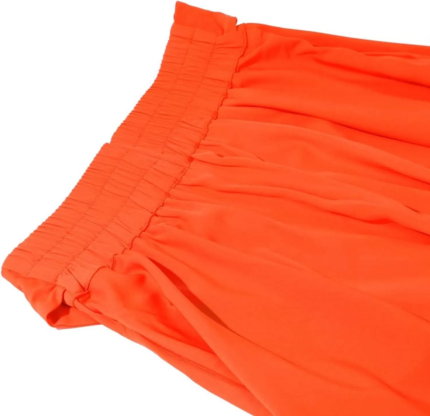 Long Maxi Skirts for Women Tie Front High Waist Side Slit Asymmetrical Irregular A-Line Flowy Boho Skirt with Pockets