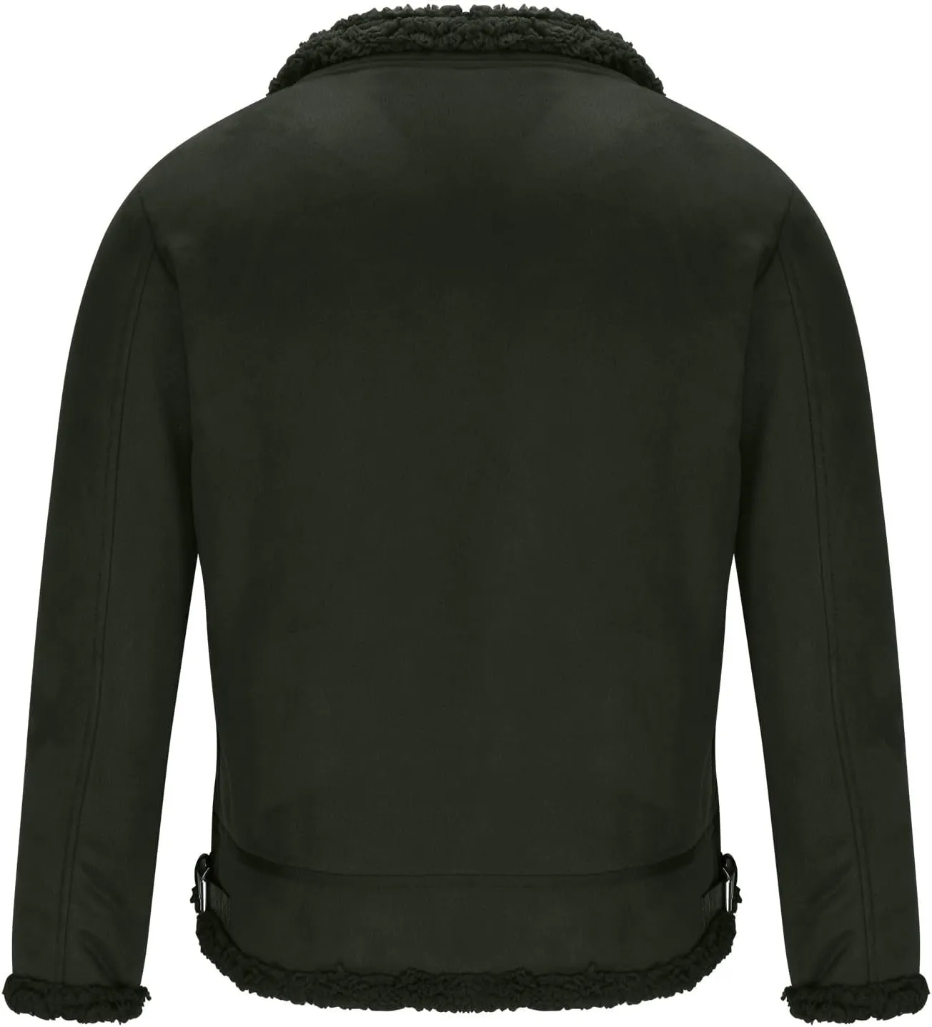 Men Bomber Jackets Winter Coats Fleece Sherpa Lined Jackets Faux Fur Coats Parkas Outerwear Thicken Military Jackets