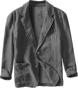 Men's blazer Jacket Lightweight Solid Color Suit Jacket blazer jacket for men Suit Coat Mens Sport Coats And