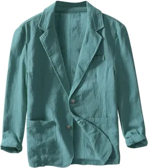 Men's blazer Jacket Lightweight Solid Color Suit Jacket blazer jacket for men Suit Coat Mens Sport Coats And