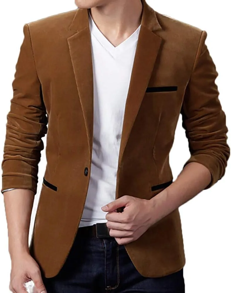 Men's blazer Jacket Lightweight Solid Color Suit Jacket blazer jacket for men Suit Coat Mens Sport Coats And