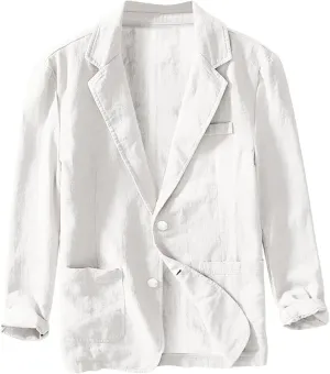 Men's blazer Jacket Lightweight Solid Color Suit Jacket blazer jacket for men Suit Coat Mens Sport Coats And