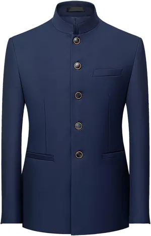 Mens Plaid blazer Sports Coat Single-breasted Jacket Coat Fashion Soft Work Formal Jacket Warm Casual Soft Jacket