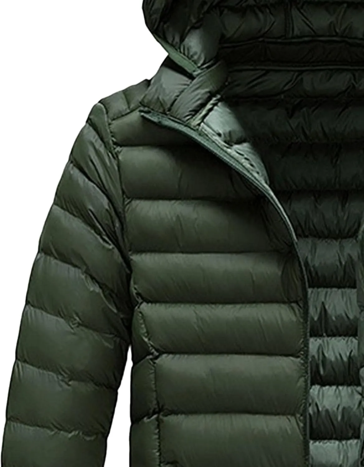 Men's Puffer Jacket Winter Down Coat Lightweight Thicken Warm Quilted Padded Coats Windproof Outerwear