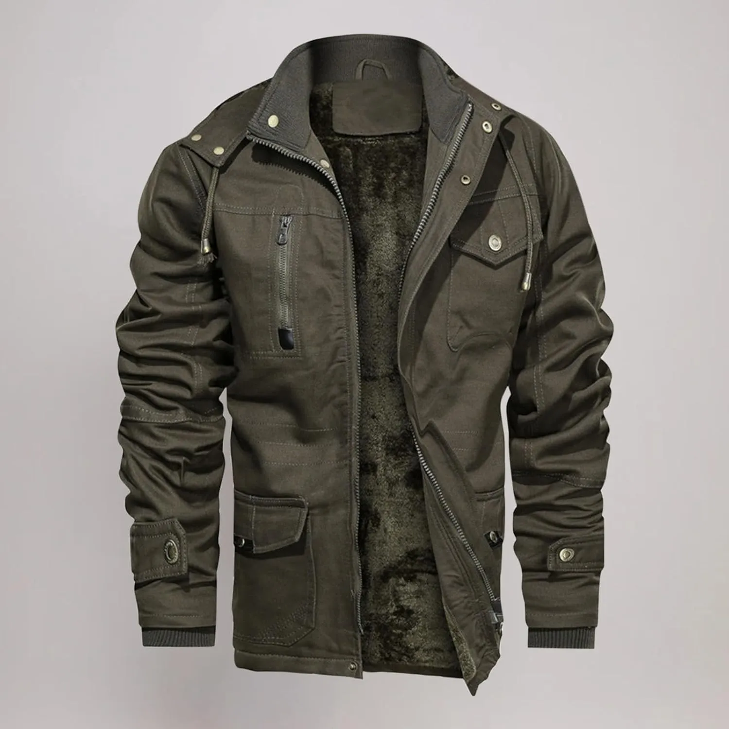 Men's Special Ops Military Tactical Rain Jackets Winter Warm Fleece Softshell Hooded Raincoat Snowboard Soft Outwear