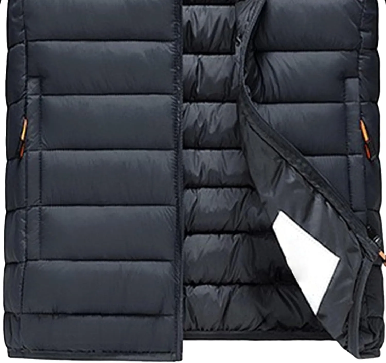 Men's Winter Down Coat Thicken Warm Hooded Puffer Jacket Lightweight Windproof Padded Coats Outerwear