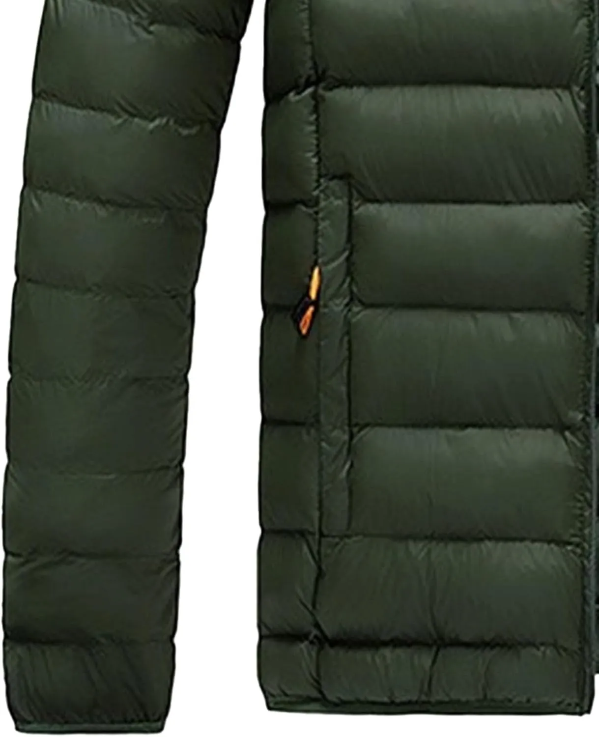 Men's Winter Down Coat Thicken Warm Hooded Puffer Jacket Lightweight Windproof Padded Coats Outerwear