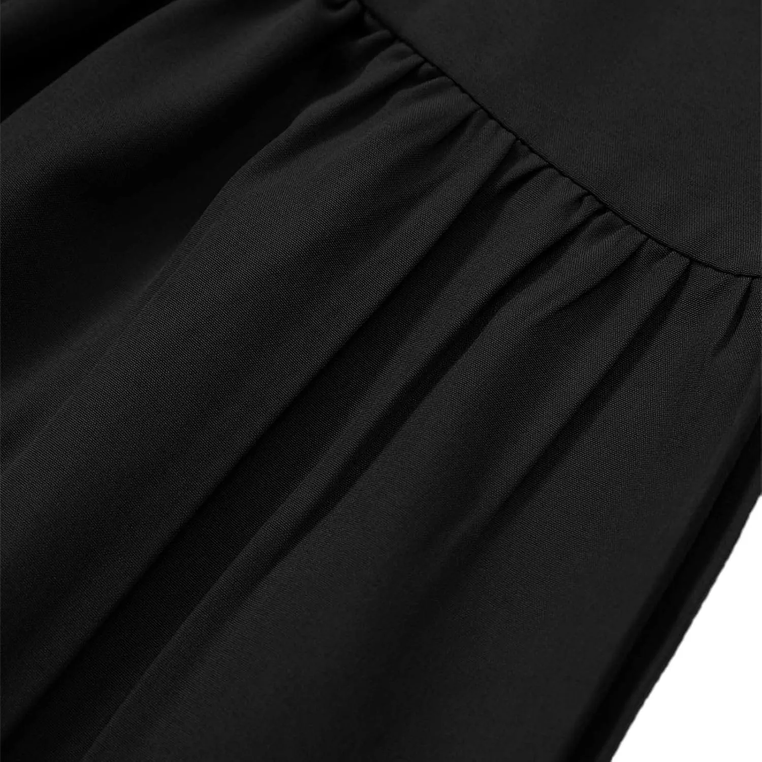 Midi Skirts for Women Trendy Casual Flowy A Line Elastic Tie Waist Tiered Ruffle Pleated Swing Boho Long Skirt Dress