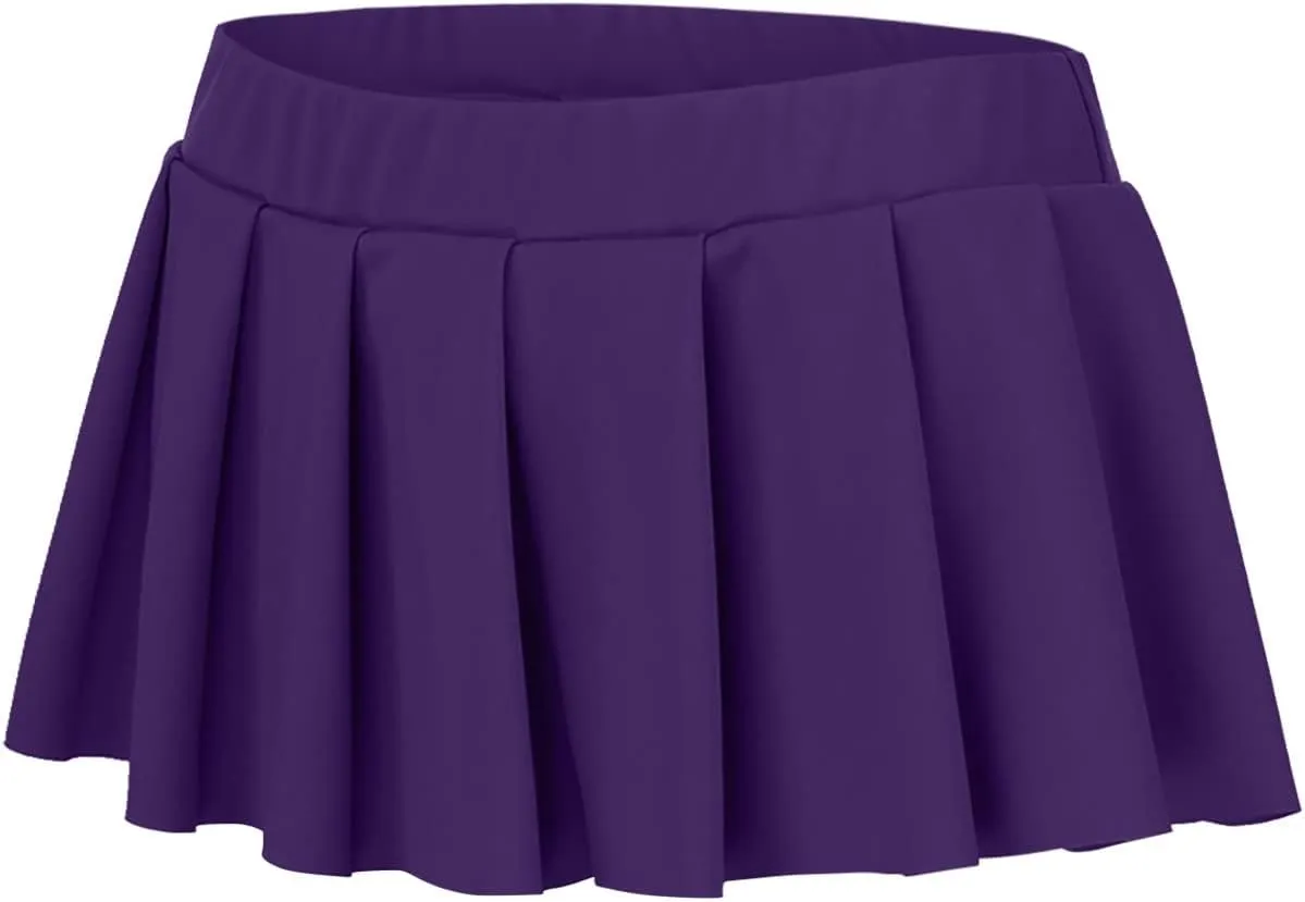 Mini Skirts for Women Sexy Low Rise Trendy Pleated Ruffle Hem Y2K Fashion Dance Hot Mini Skirts for Womem Clubwear