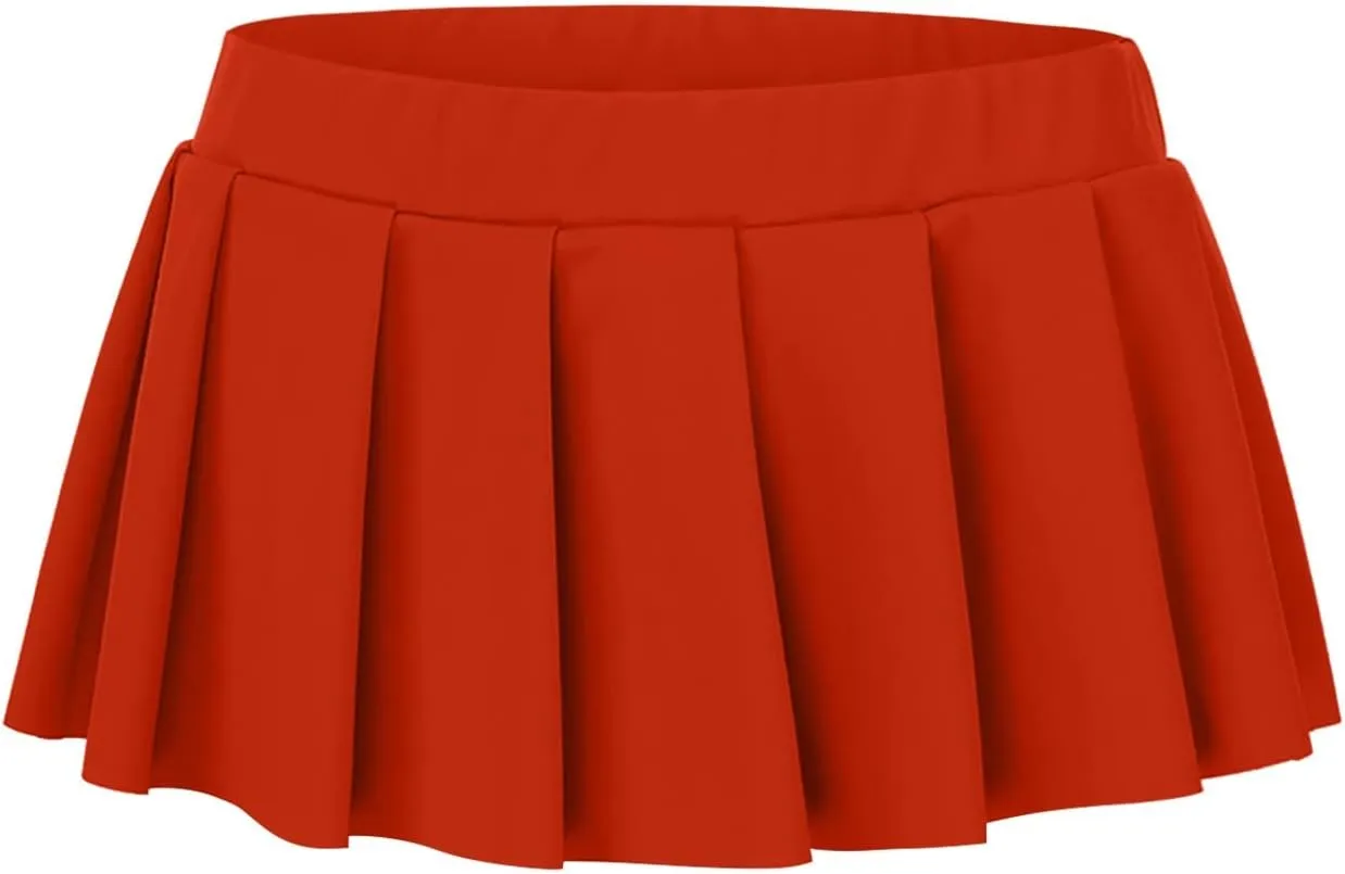 Mini Skirts for Women Sexy Low Rise Trendy Pleated Ruffle Hem Y2K Fashion Dance Hot Mini Skirts for Womem Clubwear