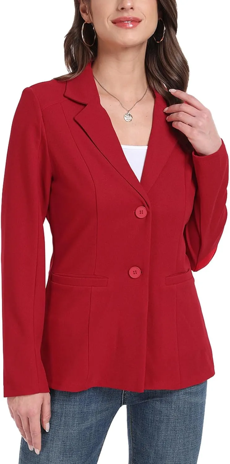 MINTLIMIT Womens Casual Blazers Dressy Lapel Collar 2025 Open Front Work Office Long Sleeve Suit Jackets Blazer