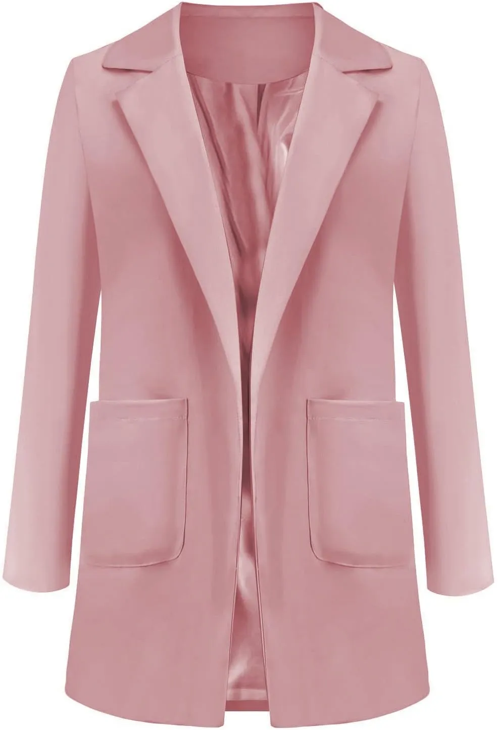 Oversized Blazers for Women Business Casual Long Sleeve Blazers Women's Long Blazer Open Front Cardigan Tops