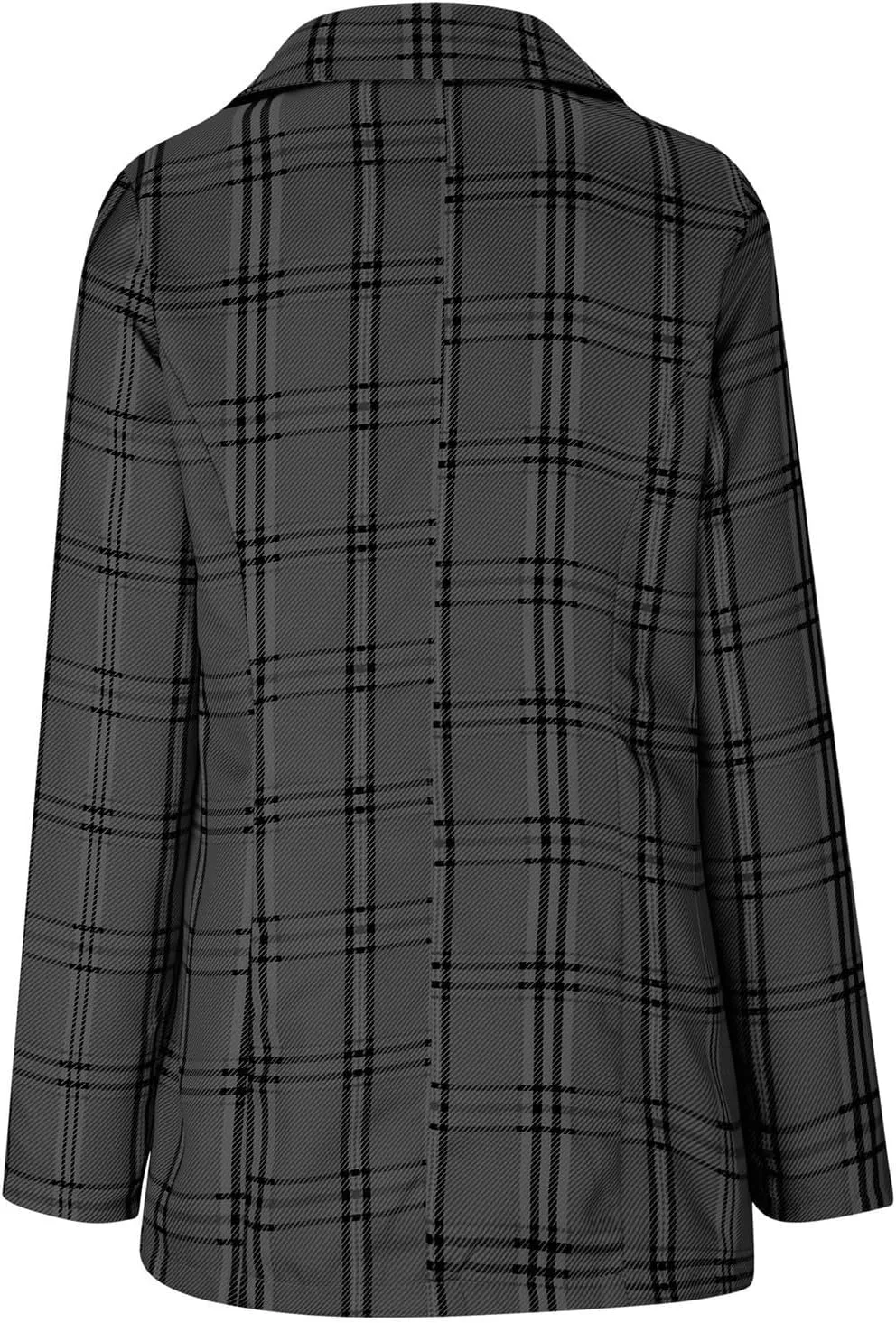 Solid Color Blazers for Women Business Casual Plaid Blazer Jacket Office Work Jackets 2024 Fall Coats