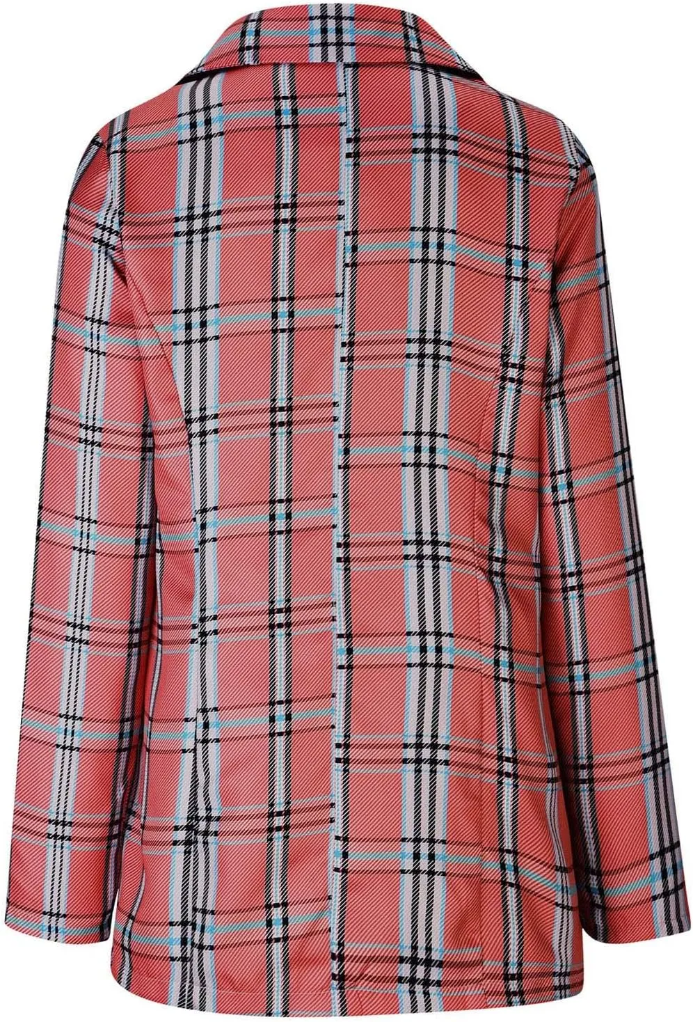 Solid Color Blazers for Women Business Casual Plaid Blazer Jacket Office Work Jackets 2024 Fall Coats