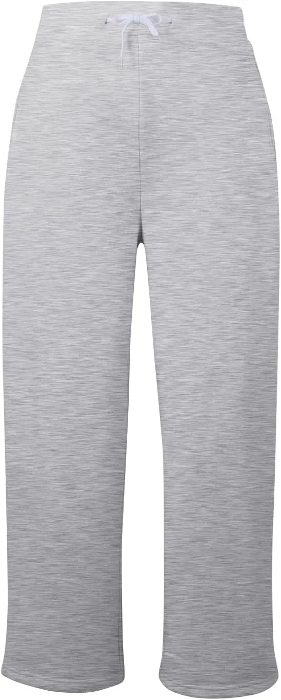 Straight Leg Wide Sweatpants Women's Sports Fitness Pants Casual Loose High Waist Pants Drawstring Jogging Pants