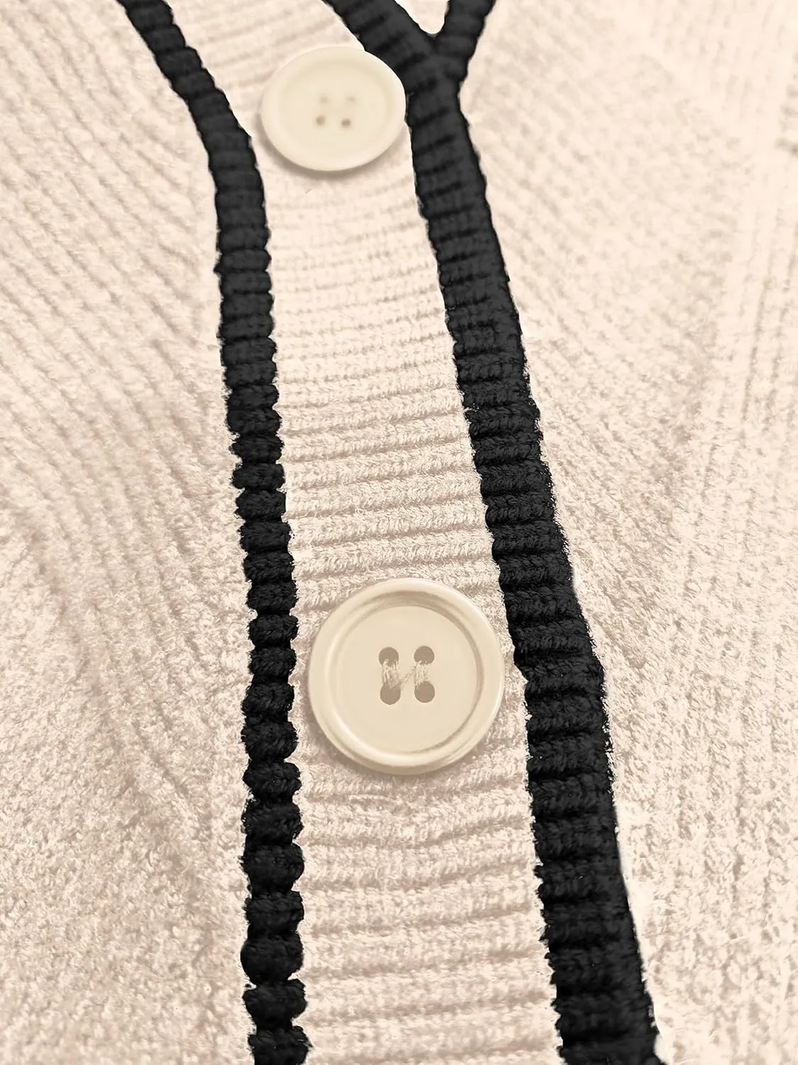 SuperPrity Cardigan Sweaters for Women Fashion 2024 Button Open Front Knit Oversized Cardigans Coat Fall Outfits Outwear