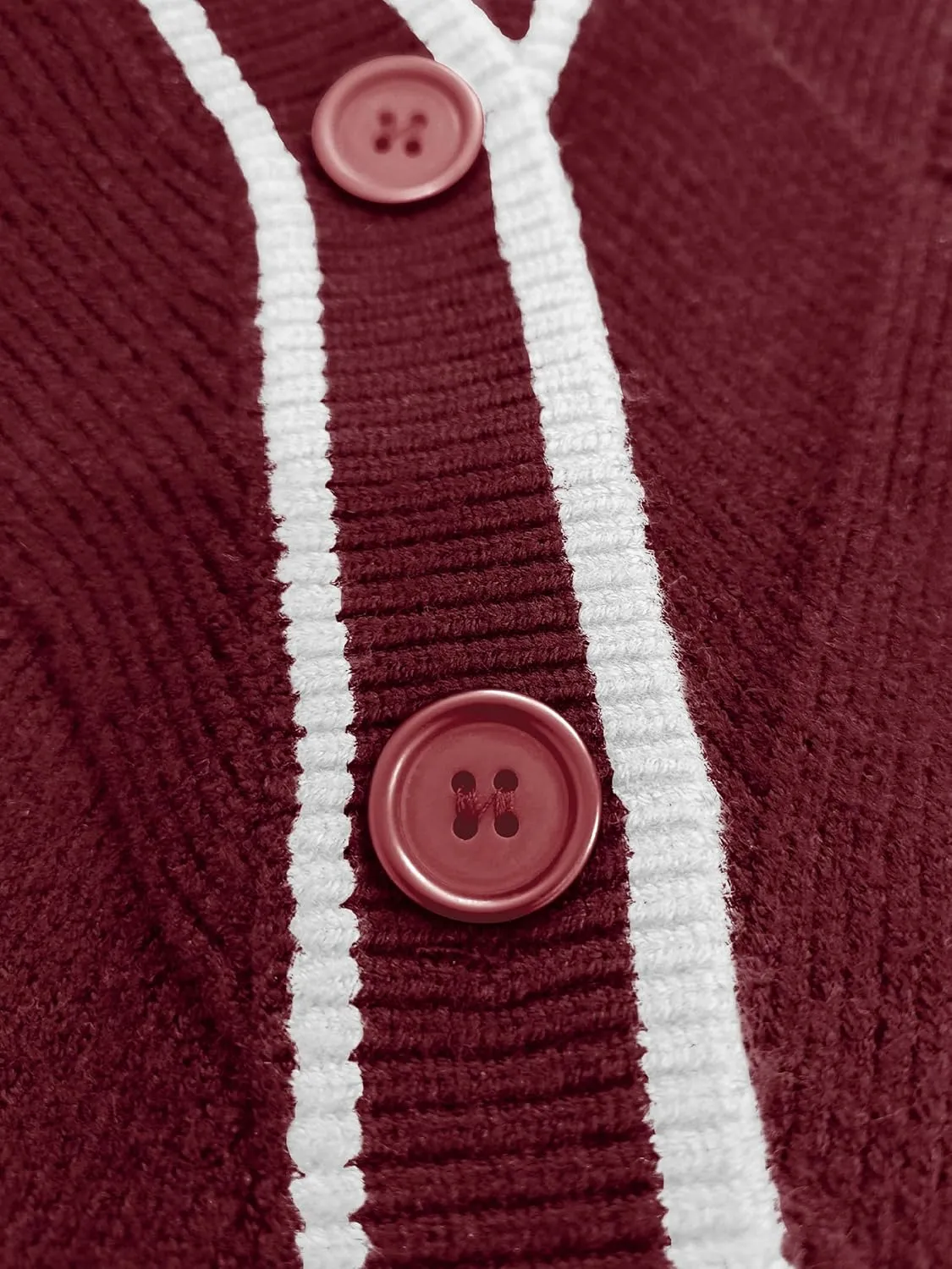 SuperPrity Cardigan Sweaters for Women Fashion 2024 Button Open Front Knit Oversized Cardigans Coat Fall Outfits Outwear