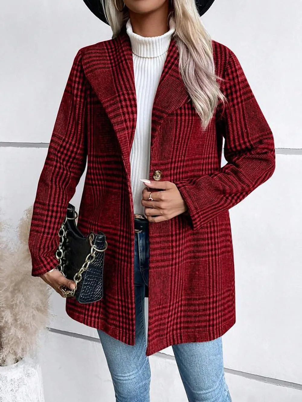 utcoco Womens 2025 Business Casual Blazers Long Sleeve Open Front Work Office Blazer Jacket