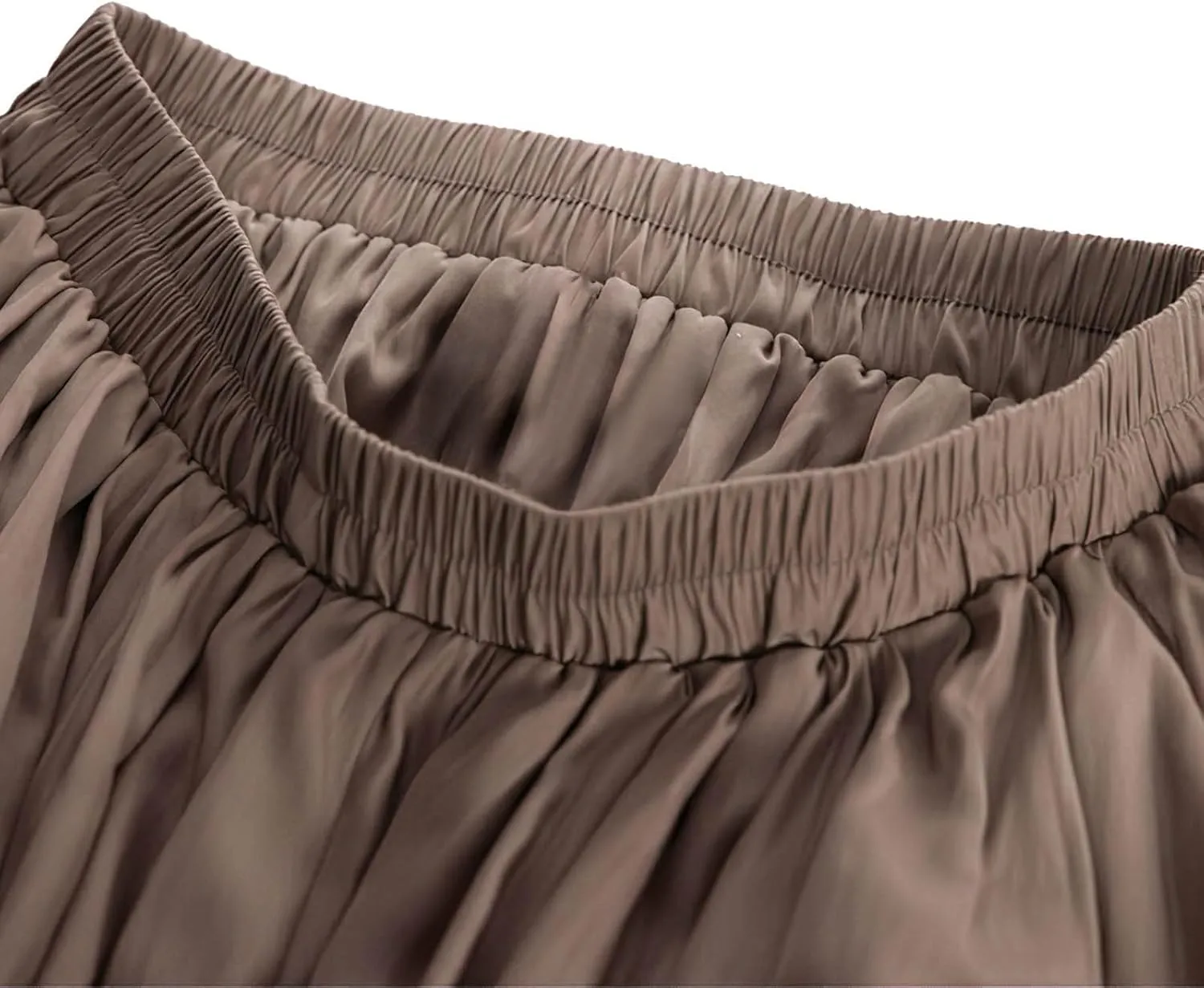 Vintage Renaissance Skirts for Women Double Layered Tiered Long Skirt High Waisted Asymmetrical Ruffle A Line Skirt