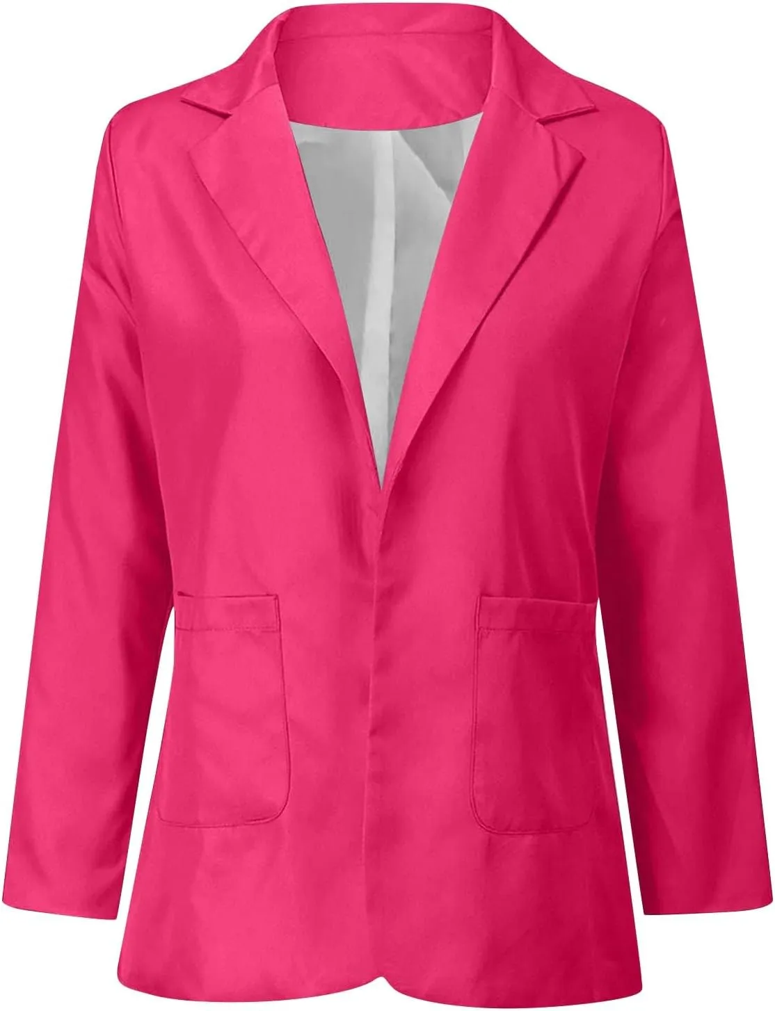 WANZZXCSL Womens Casual Blazers Business Casual Dressy Long Sleeve Lightweight Jackets Spring Summer Cardigan Work Suit