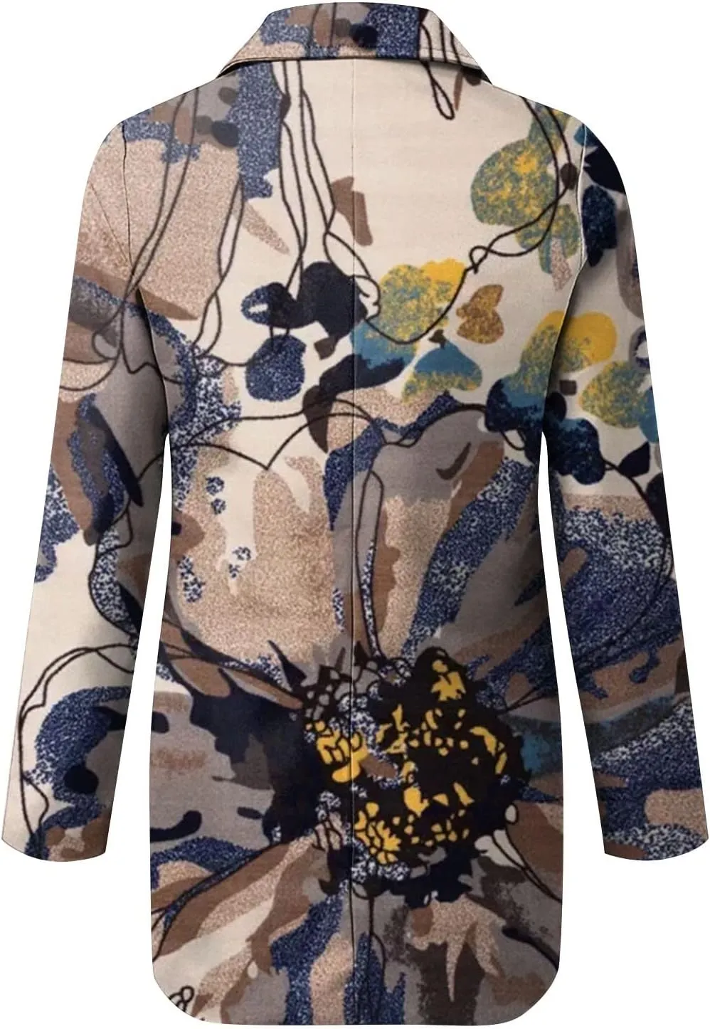 WANZZXCSL Womens Casual Blazers Business Casual Dressy Long Sleeve Lightweight Jackets Spring Summer Cardigan Work Suit