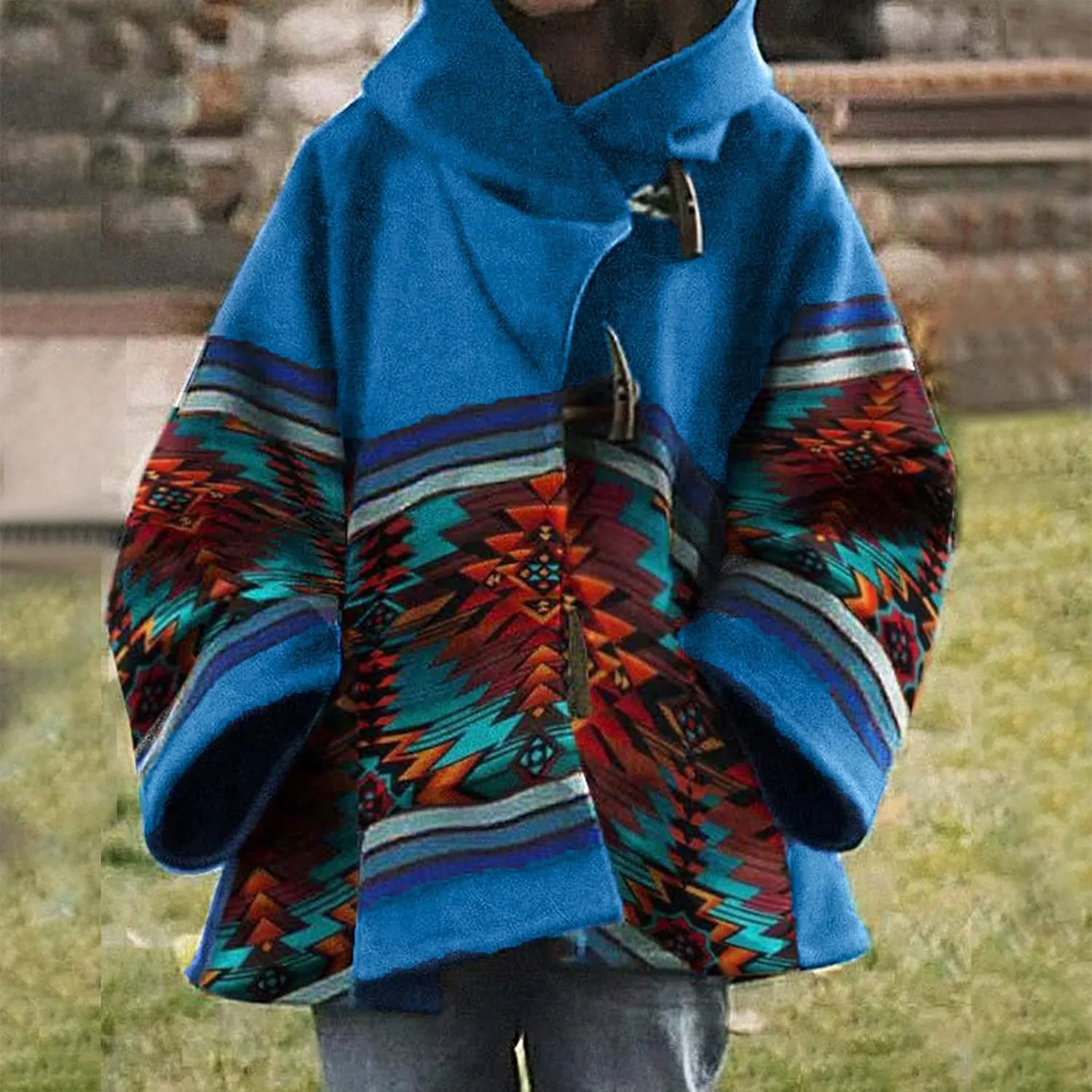 Winter Coats for Women Yellowstone Blend Beth Dutton Blue Hooded Kelly Reilly Coat