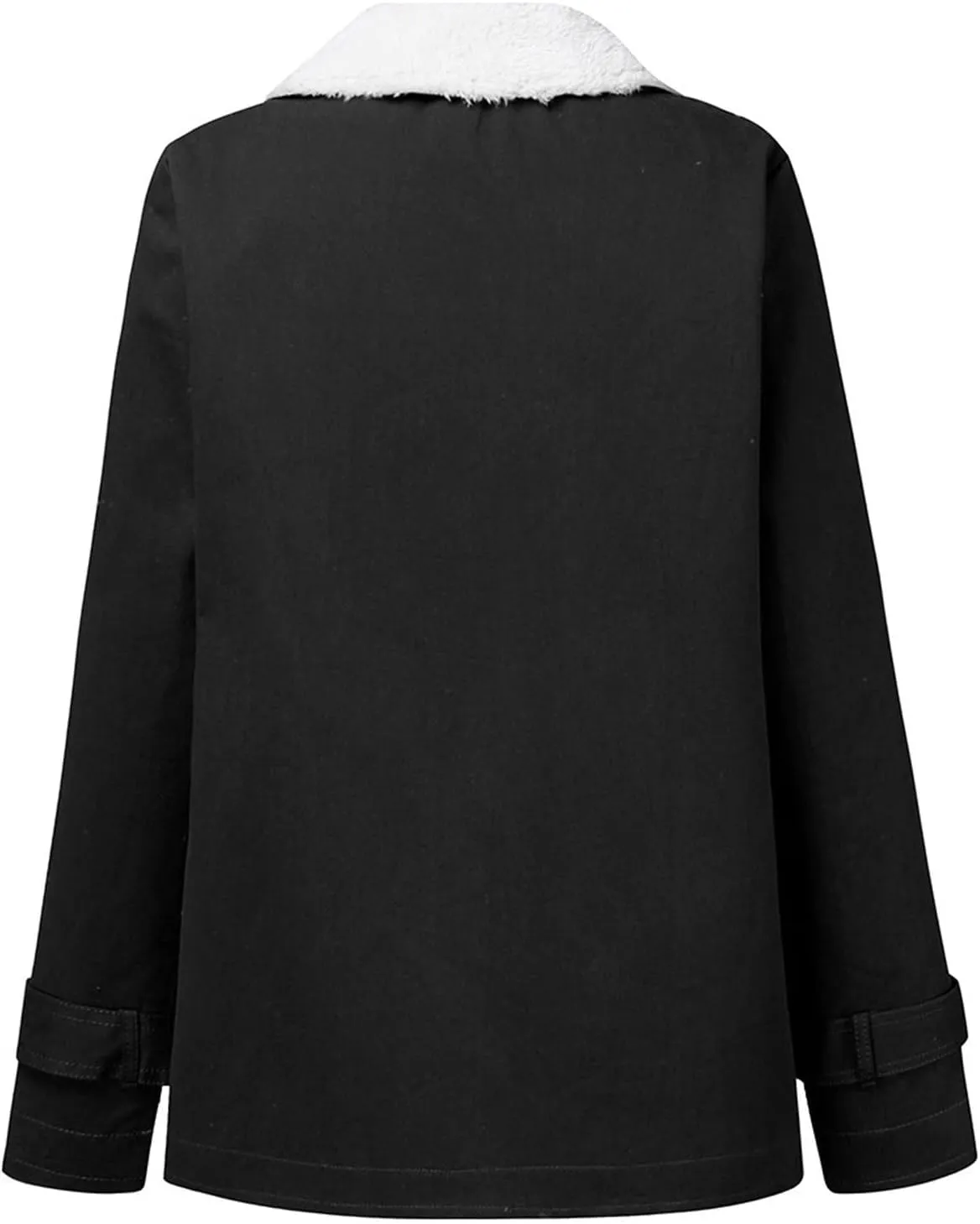 Winter Fashion Coats for Women Warm Coats Casual Fuzzy Fleece Sherpa Jackets Hoodies Pullover Plus Size Jacket