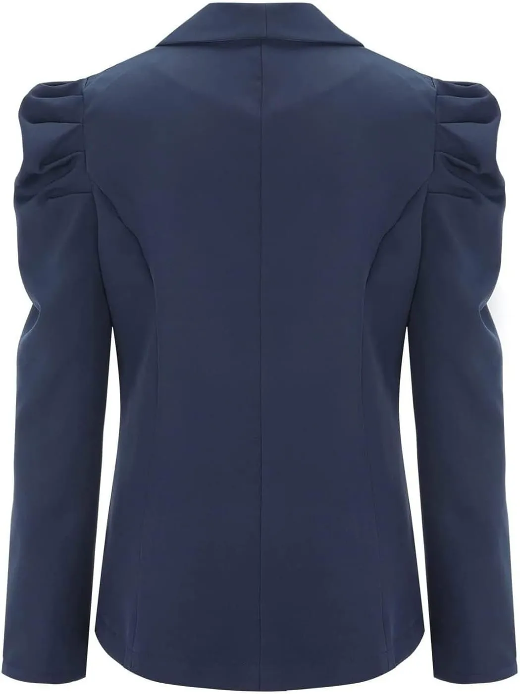 Womens Casual Blazers Puff Sleeve Suit Jacket Open Front Cardigan Jacket Work Office Blazer Business Outfits Tops