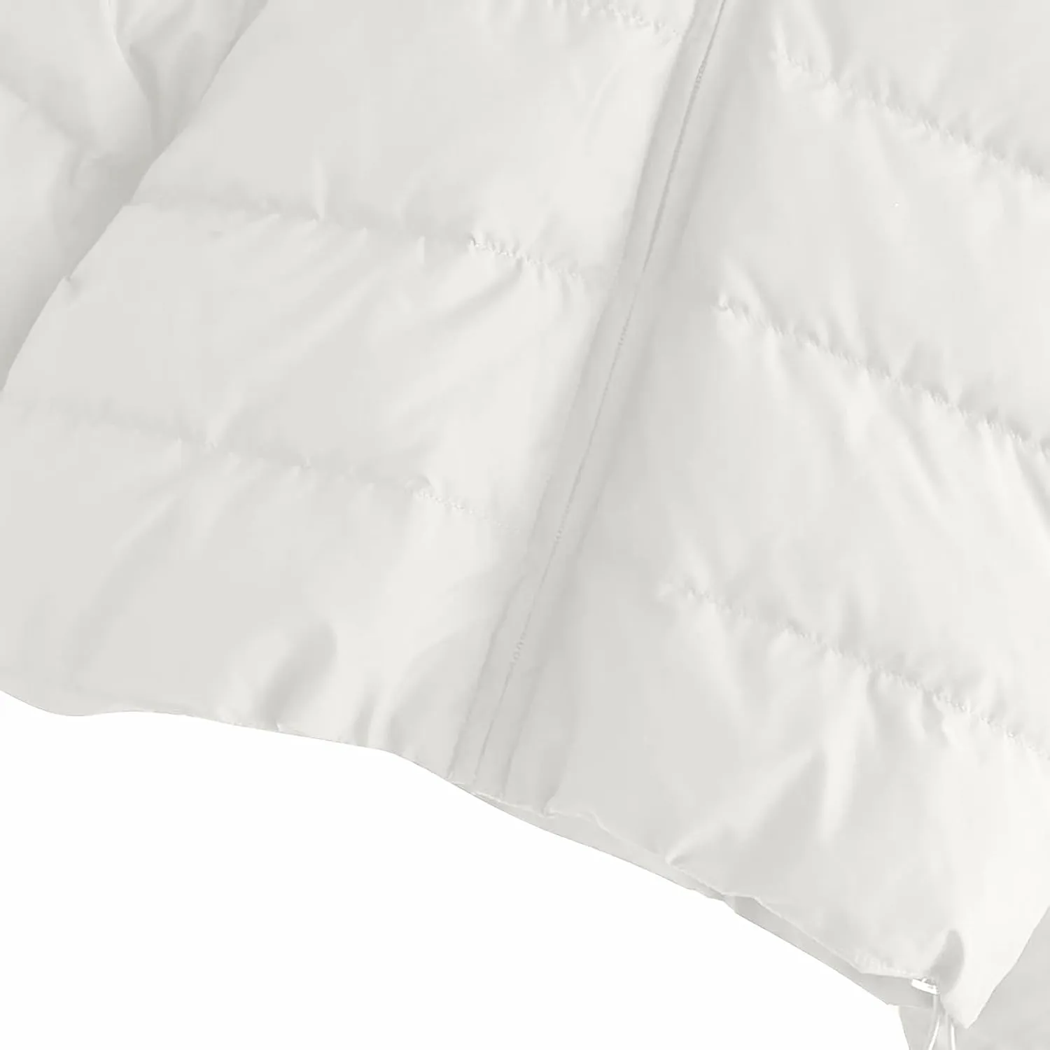 Women's Lightweight Quilted Jackets Winter Long Sleeve Cropped Puffer Down Jackets Fashion Short Hooded Padded Coats