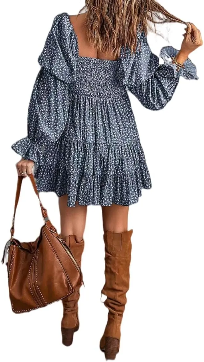Women's Solid Color A Line Skirts, 2025 Fashion Sexy Line Neck Off The Shoulder Dresses