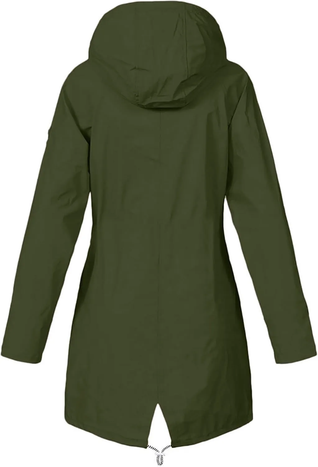 Womens Waterproof Lightweight Jackets Solid Color Rain Coat Hiking Hooded Outerwear Plus Size Softshell Jacket