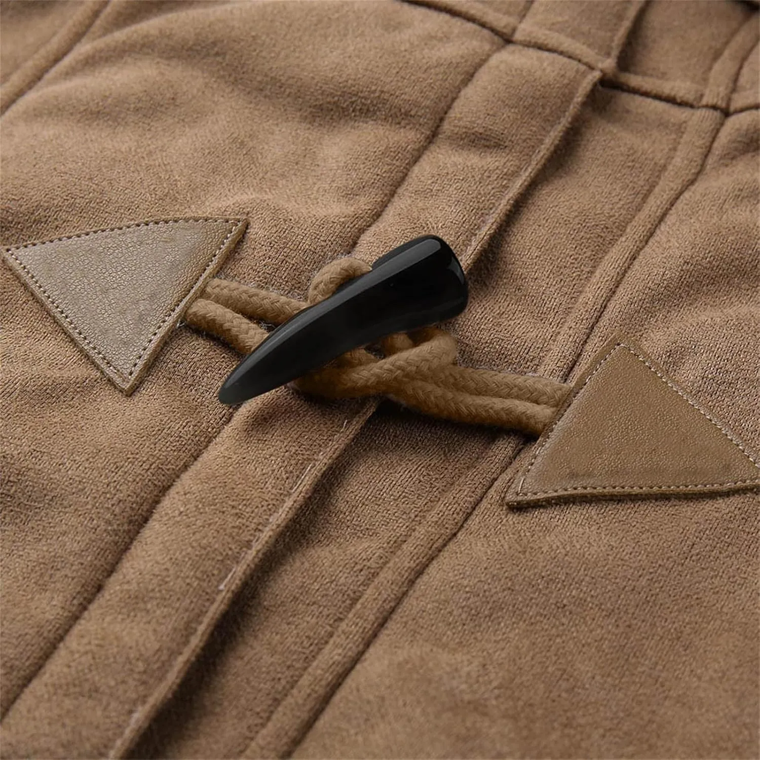 Women's Winter Coats Fleece Lined Jackets Button Down Sherpa Jacket Mid Length Warm Coat with Hood Plus Size Overcoat