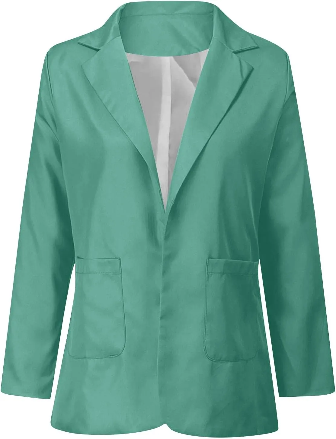 ZEFOTIM Women Blazer Fitted Fashion Plus Size Floral/Striped Coat Trendy Business 2024 Blazer